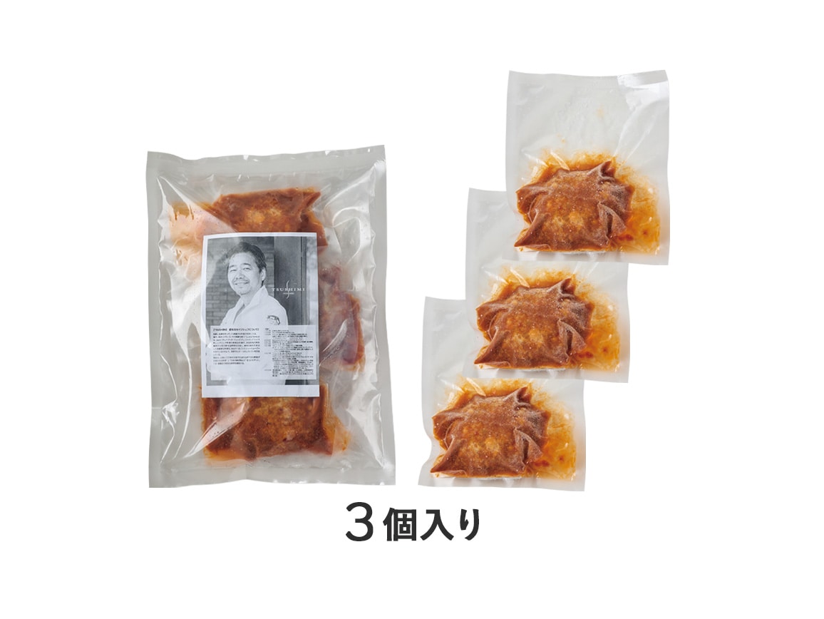 「TSUSHIMI」監修 4種の豆が入ったハンバーグ(3袋) 「TSUSHIMI」監修 4種の豆が入ったハンバーグ(3袋)