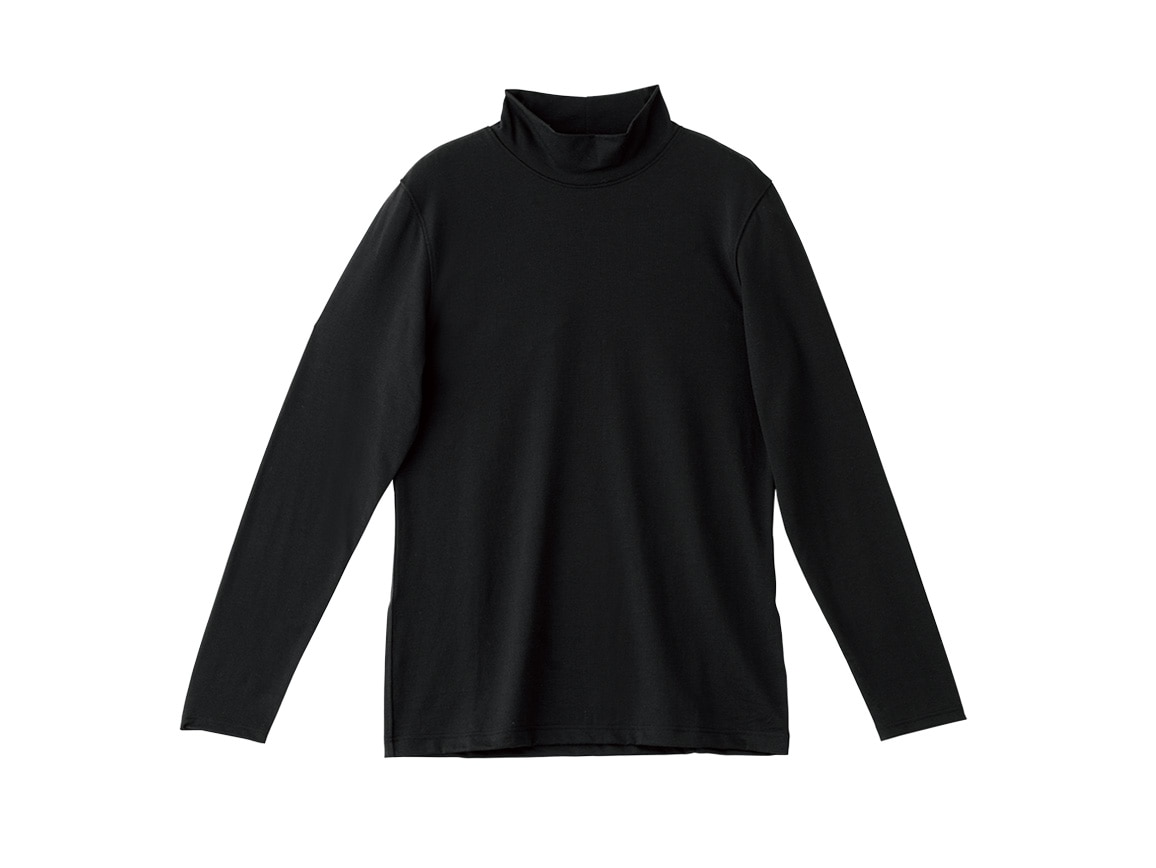 ハルメク ヘルスプラス・ムレずにぬくもり綿混インナー(ハイネック長袖) ハルメク ヘルスプラス・ムレずにぬくもり綿混インナー(ハイネック長袖)