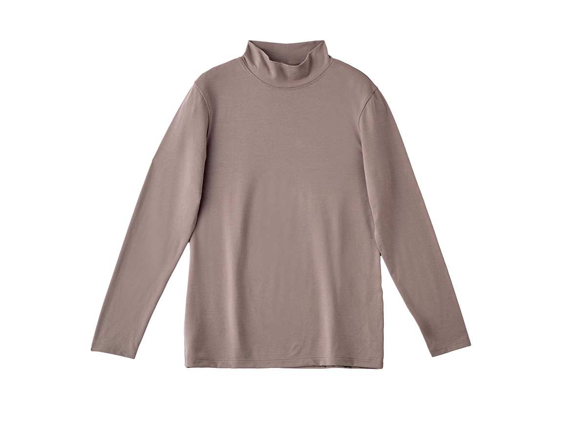 ハルメク ヘルスプラス・ムレずにぬくもり綿混インナー(ハイネック長袖) ハルメク ヘルスプラス・ムレずにぬくもり綿混インナー(ハイネック長袖)