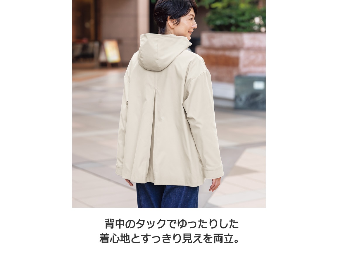 はっ水防風フードジャケット(ライナーつき) はっ水防風フードジャケット(ライナーつき)