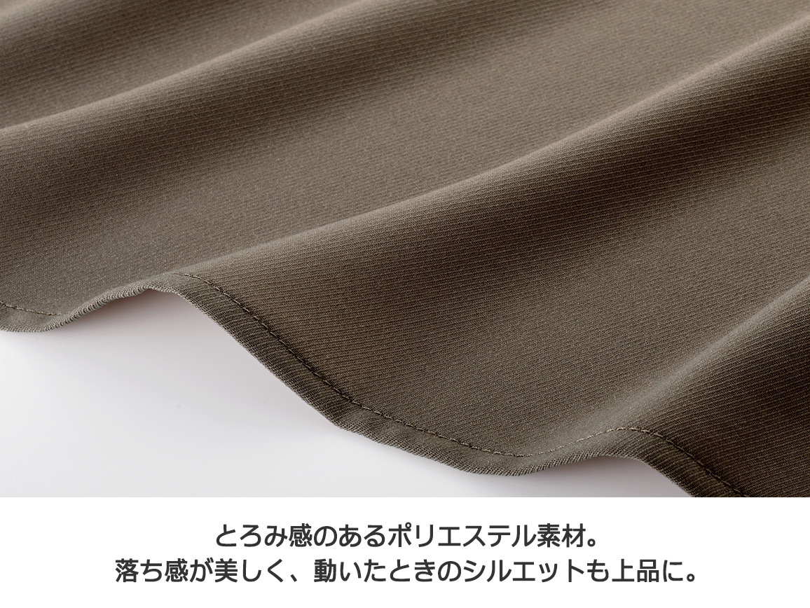 【先行】タックデザインフレアスカート 【先行】タックデザインフレアスカート