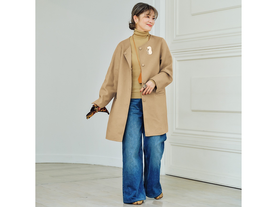 インナーダウンつきウールリバーコートセット インナーダウンつきウールリバーコートセット