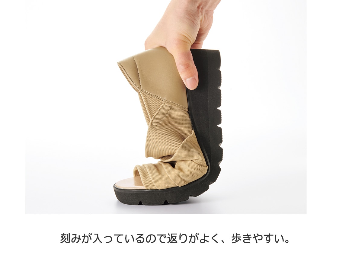 ミスキョウコ ストレッチメッシュサンダル ミスキョウコ ストレッチメッシュサンダル