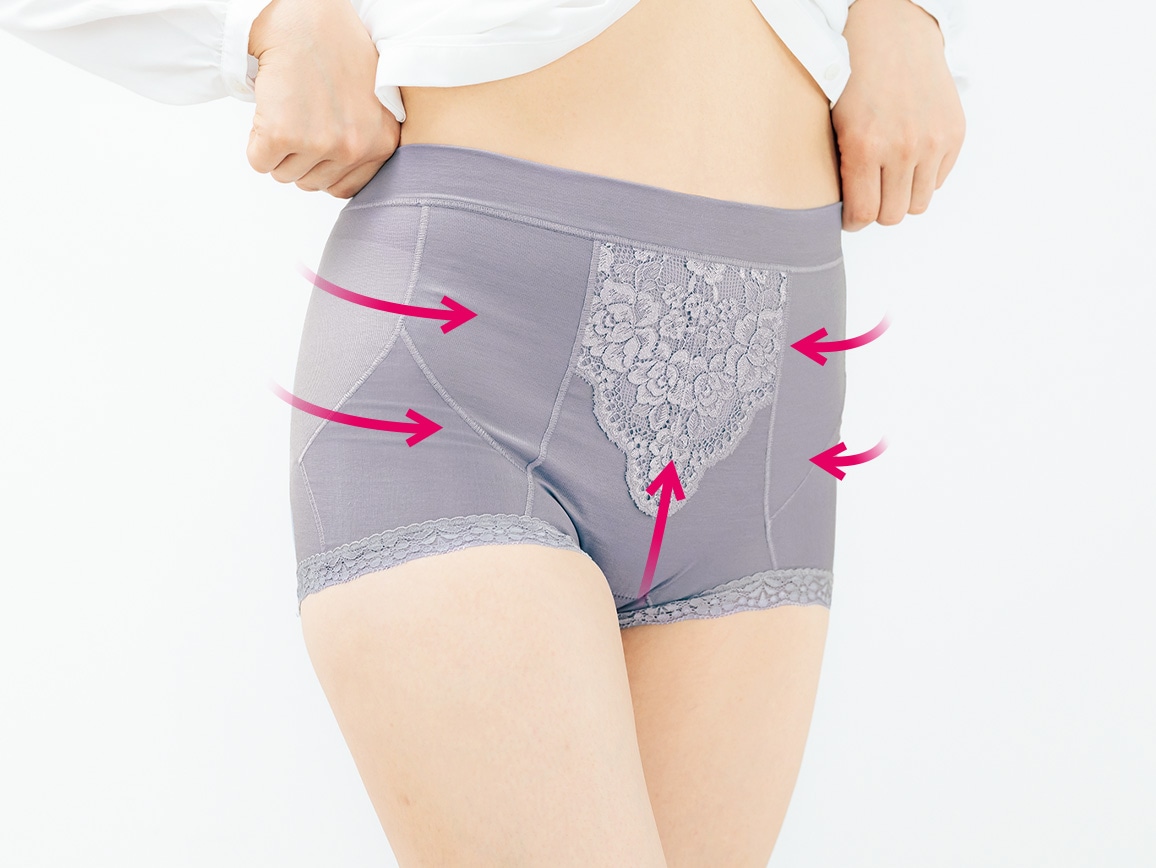 ハルメク 健康サポート・骨盤底筋サポートショーツ(通年用) ハルメク 健康サポート・骨盤底筋サポートショーツ(通年用)