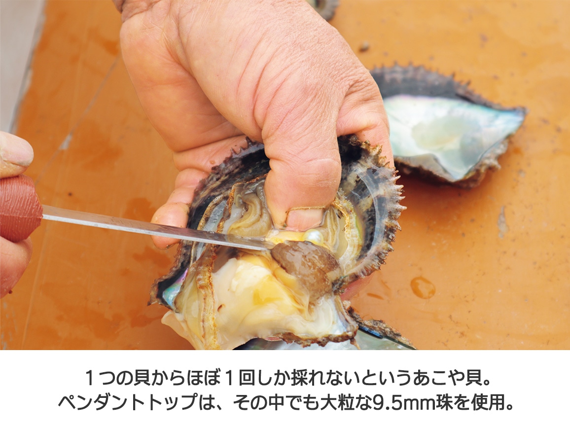 あこや真珠・ロングスルーペンダント あこや真珠・ロングスルーペンダント