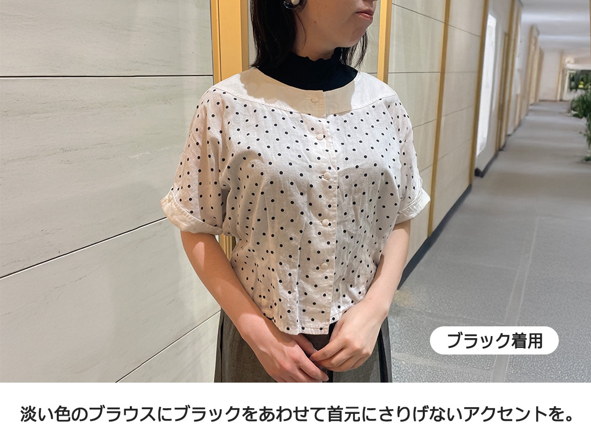 ハルメク 綿100%の涼感ハイネックインナー【広告商品】 ハルメク 綿100%の涼感ハイネックインナー【広告商品】