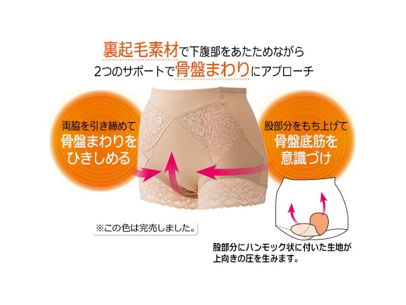 ハルメク 健康サポート・骨盤底筋サポートショーツ(あったか裏起毛)(旧タイプ) ハルメク 健康サポート・骨盤底筋サポートショーツ(あったか裏起毛)(旧タイプ)