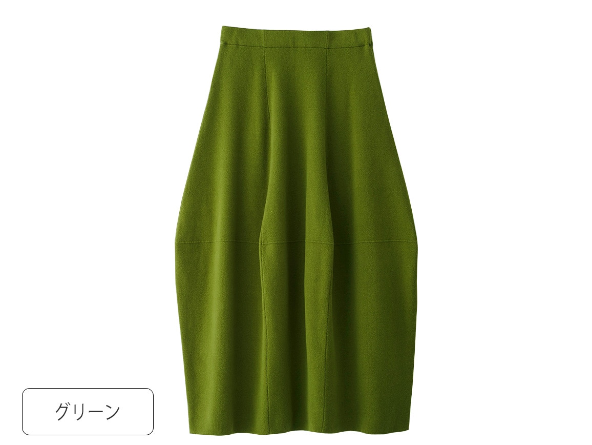 コクーンニットスカート コクーンニットスカート