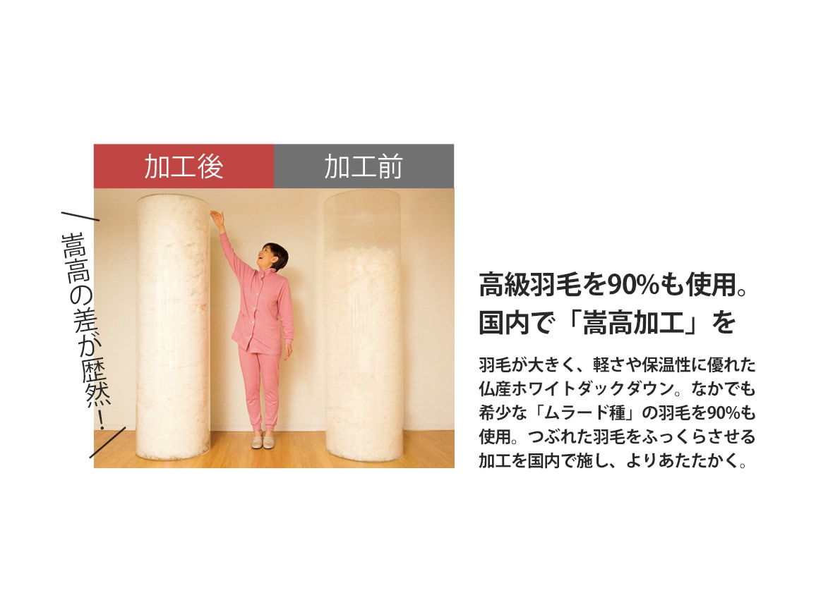 五ツ星 肩まであたたか発熱羽毛布団(シングル) 五ツ星 肩まであたたか発熱羽毛布団(シングル)