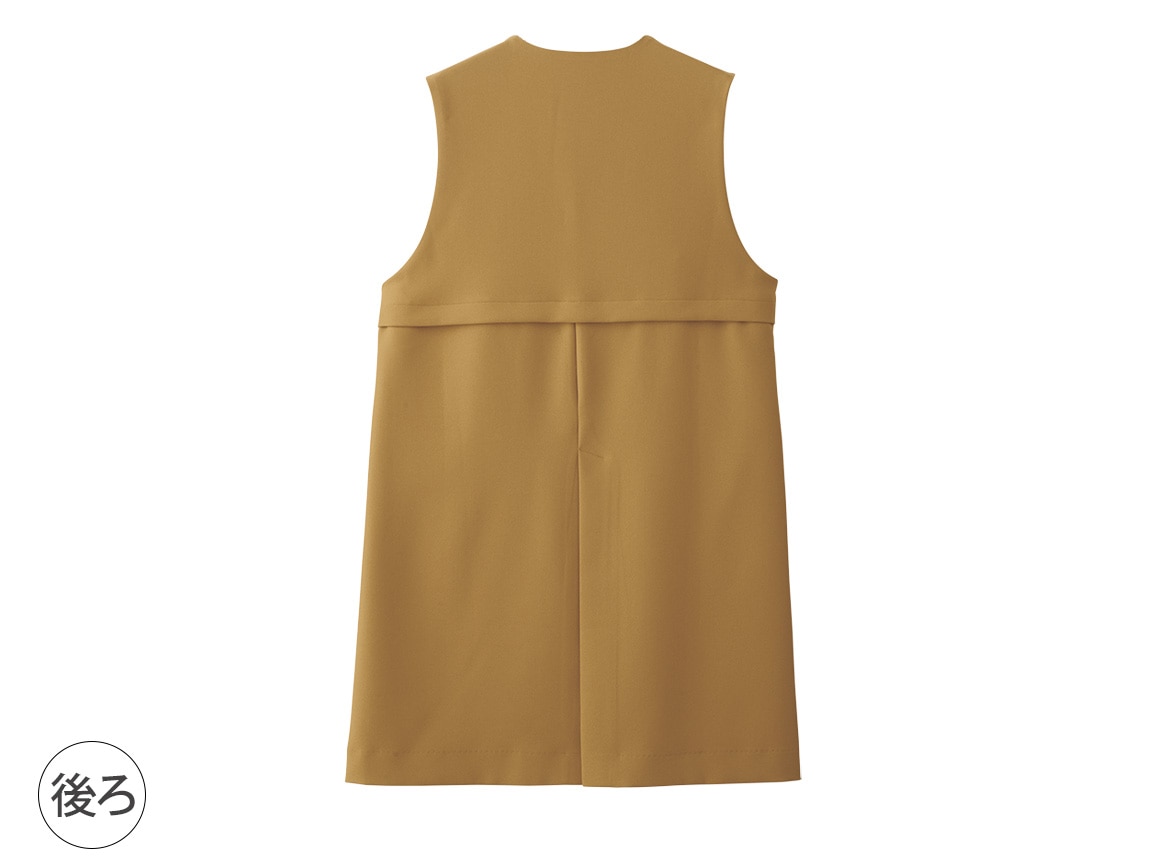 ジャケット風ロングジレ ジャケット風ロングジレ