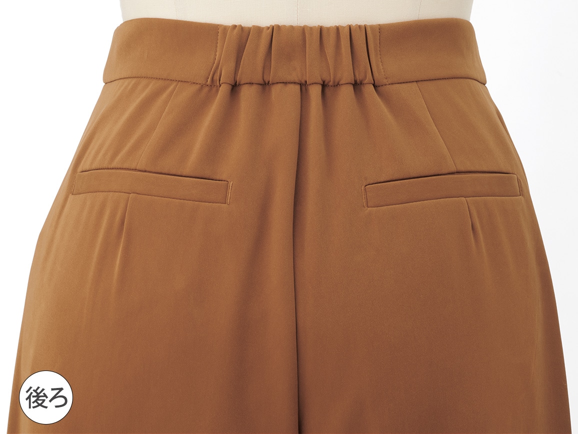 センタープレスタックバレルパンツ センタープレスタックバレルパンツ