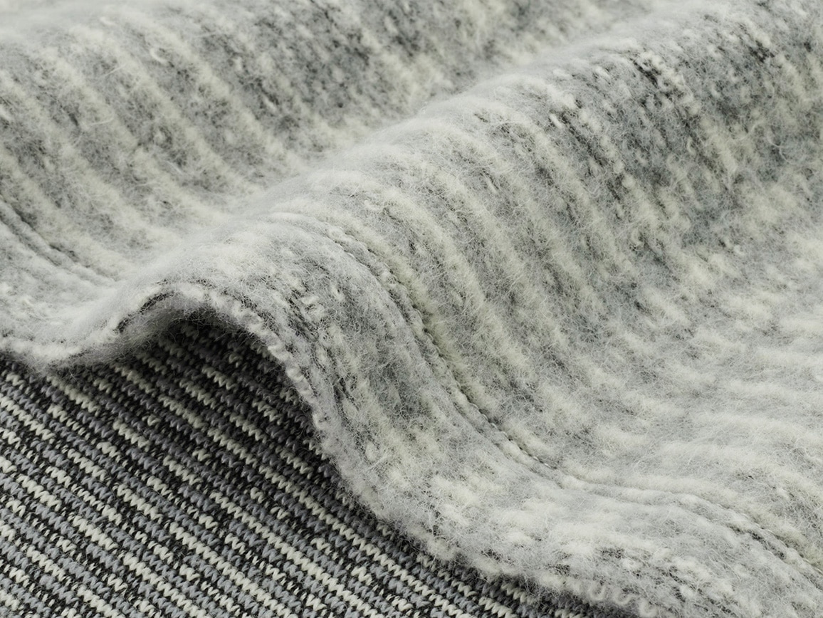 尾州の起毛ジャカードプルオーバー 尾州の起毛ジャカードプルオーバー