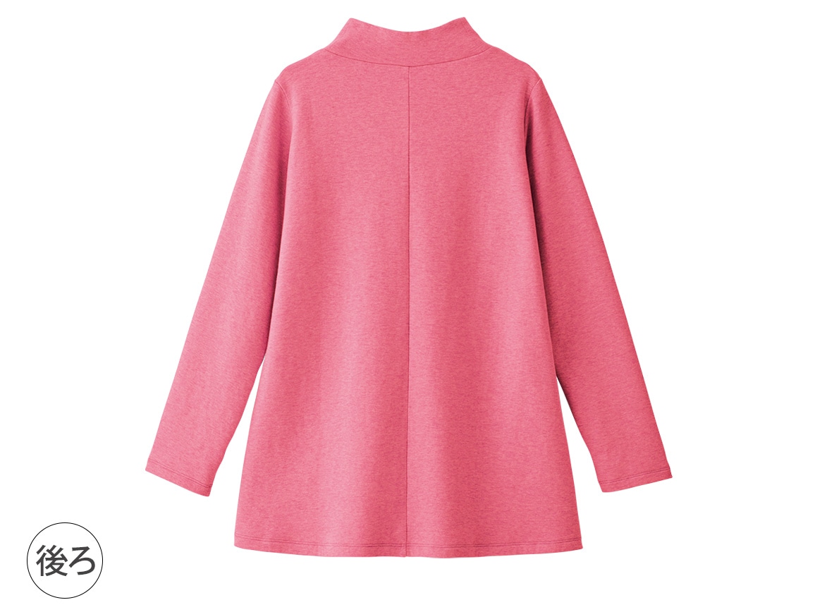 裏起毛メランジAラインチュニック 裏起毛メランジAラインチュニック