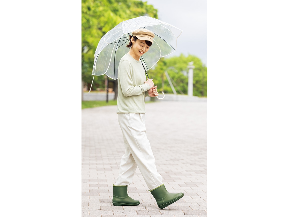 滑りにくくて歩きやすいレインブーツ 滑りにくくて歩きやすいレインブーツ