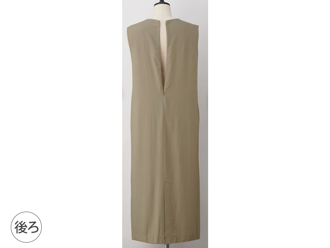 キーネックTラインワンピース キーネックTラインワンピース