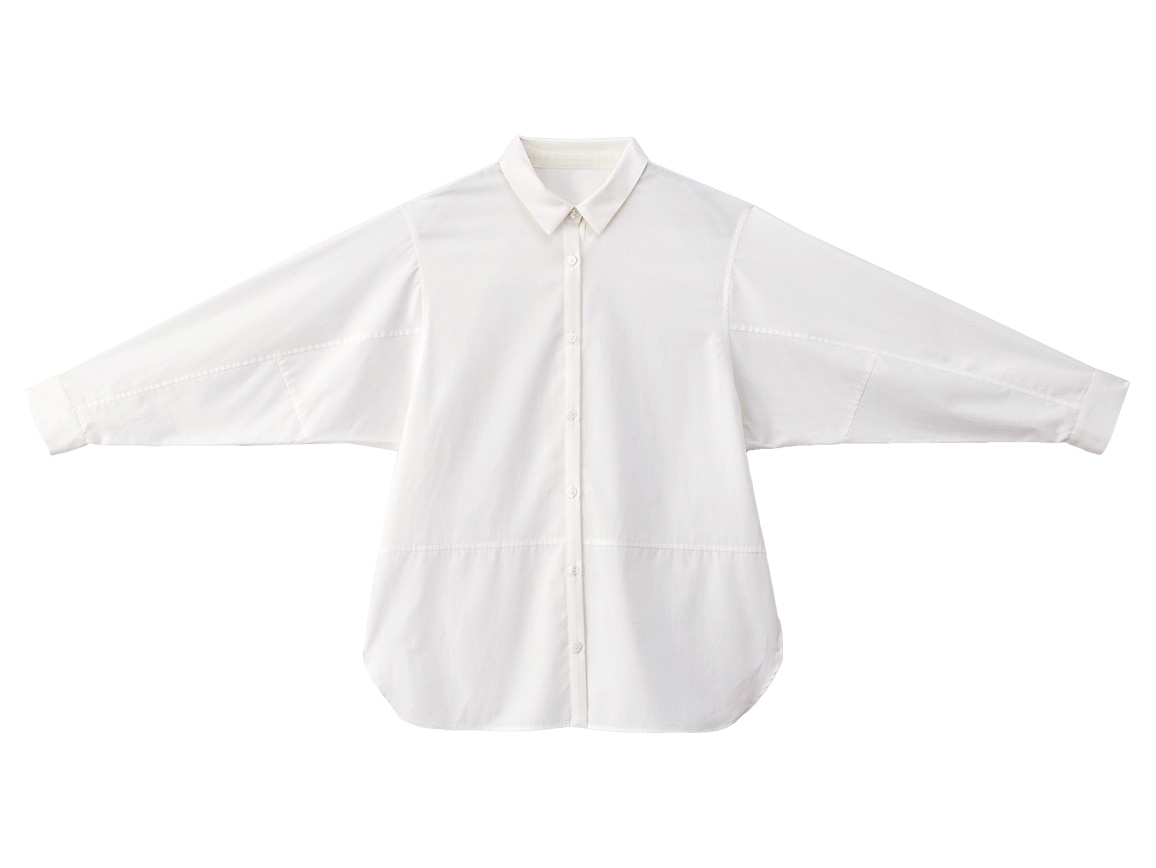 切り替えデザインブロードシャツ 切り替えデザインブロードシャツ