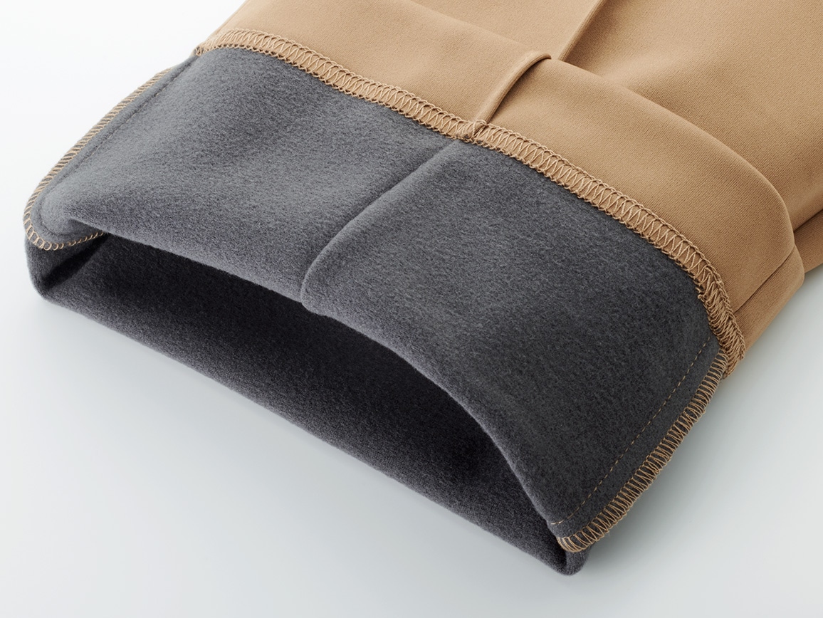 センターピンタック裏起毛パンツ【広告商品】 センターピンタック裏起毛パンツ【広告商品】