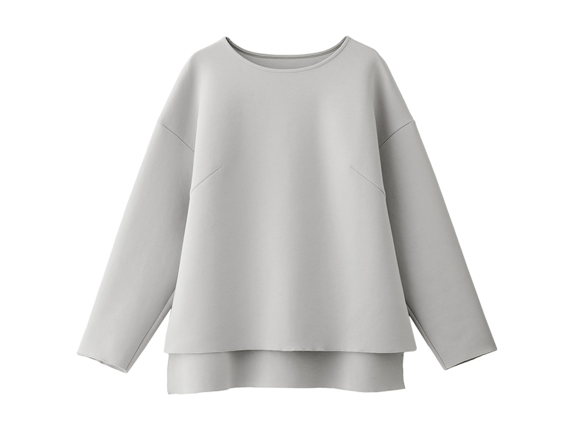 綿混つや見えプルオーバー 綿混つや見えプルオーバー