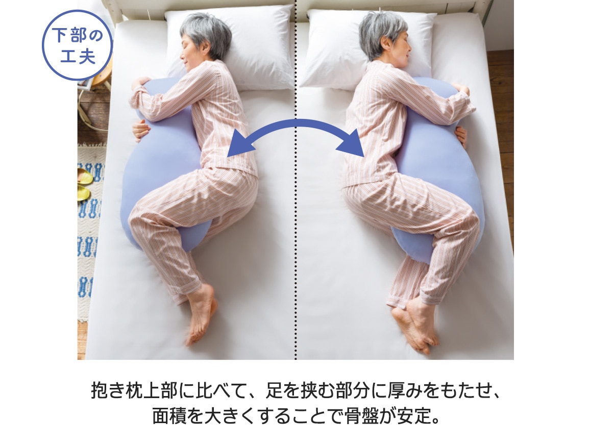 睡眠専門医監修 私の抱き枕（専用カバー付き）(63_ラベンダー