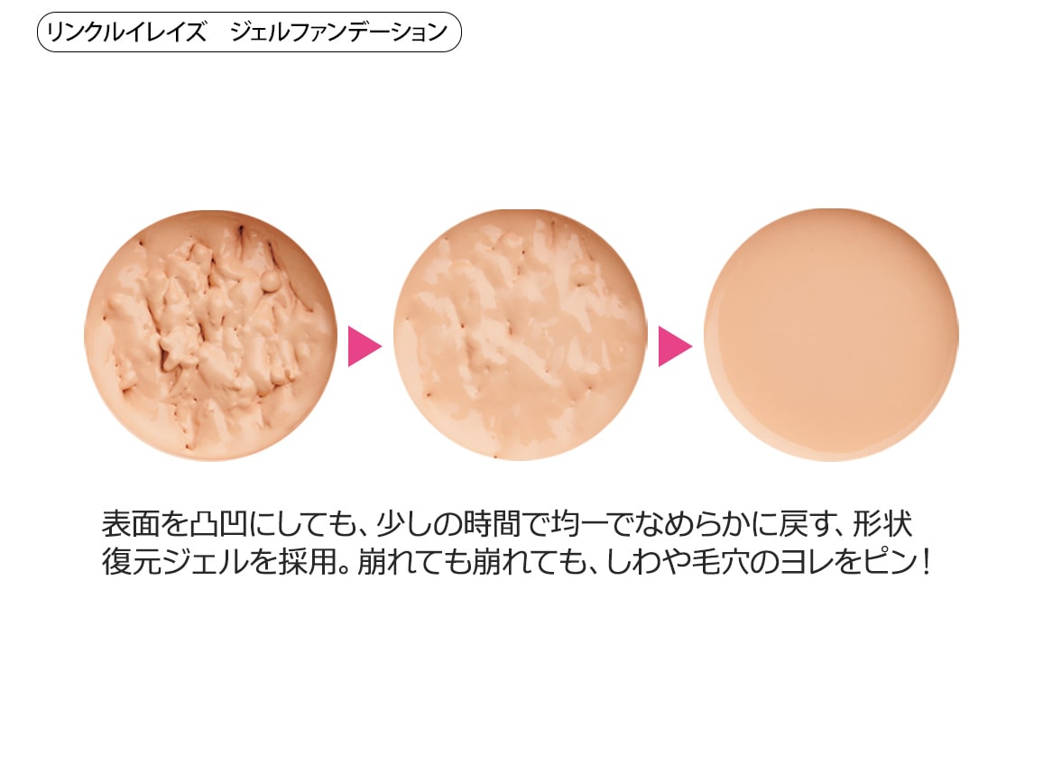 ハルメク リンクルイレイズ ジェルファンデーション&ファンデーションブラシセット ハルメク リンクルイレイズ ジェルファンデーション&ファンデーションブラシセット