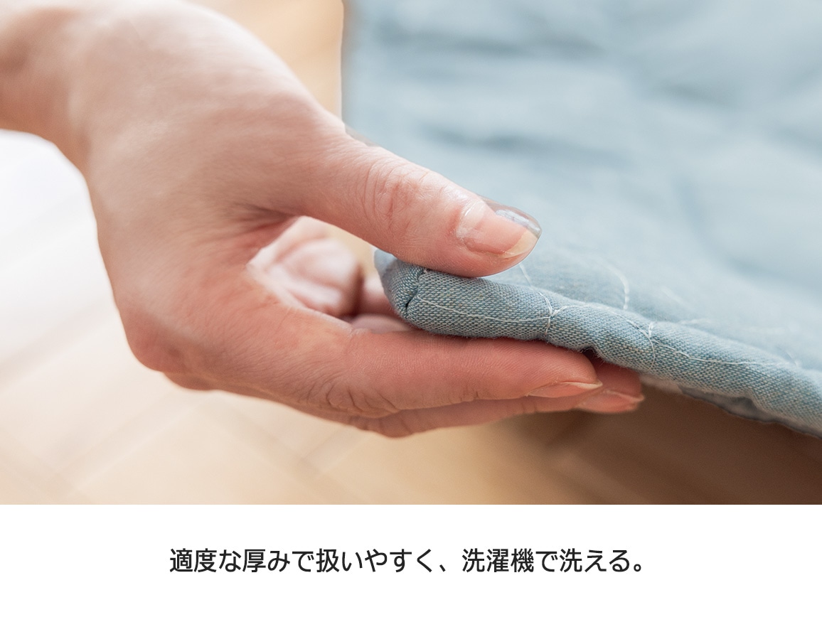 除湿シート入り さらさら5層ラグ(2畳用) 除湿シート入り さらさら5層ラグ(2畳用)