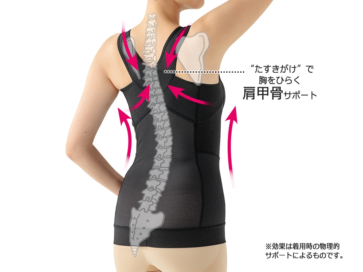 ハルメク 健康サポート・体幹&姿勢シェイパー(前開きタイプ)【広告商品】 ハルメク 健康サポート・体幹&姿勢シェイパー(前開きタイプ)【広告商品】