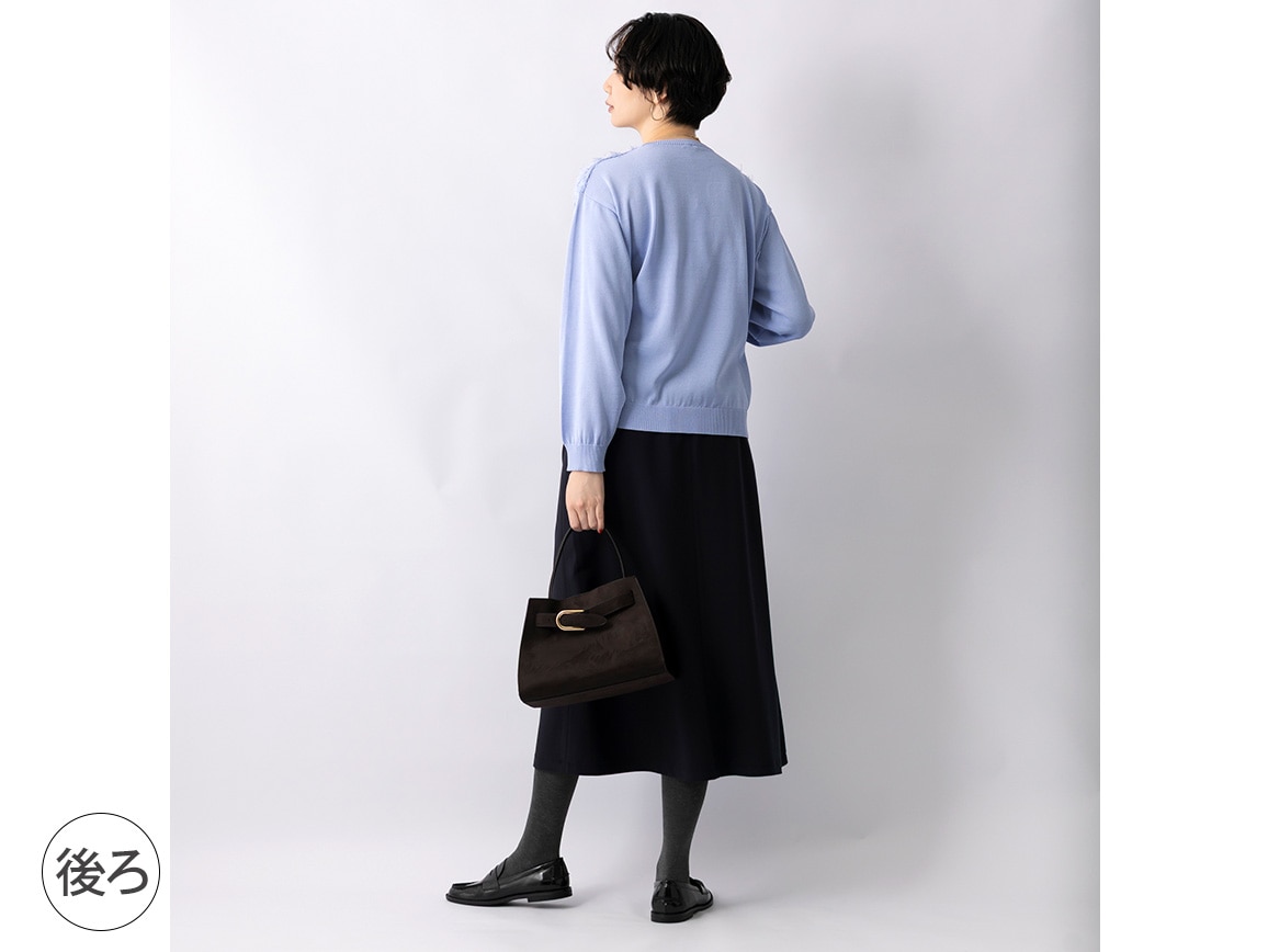 フリンジデザインニット フリンジデザインニット