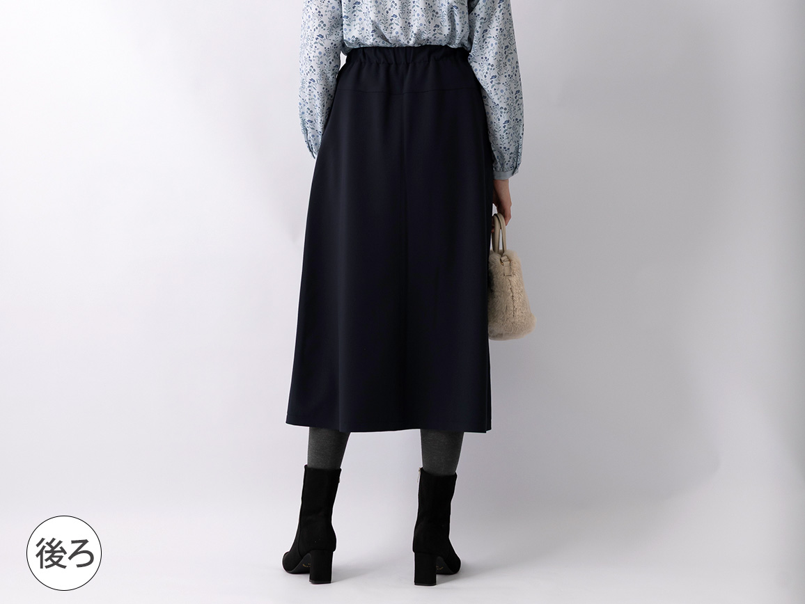ポケットデザイン台形スカート ポケットデザイン台形スカート