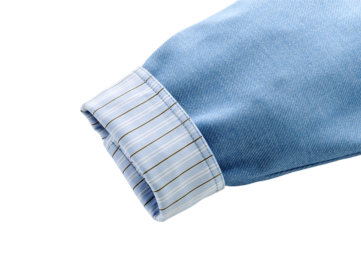 【先行】デニム調ゆったりブルゾン 【先行】デニム調ゆったりブルゾン