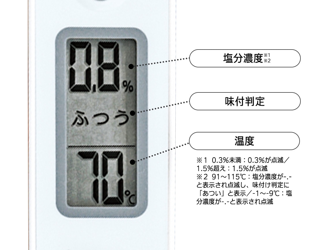 塩分計 しおぽかるん 塩分計 しおぽかるん