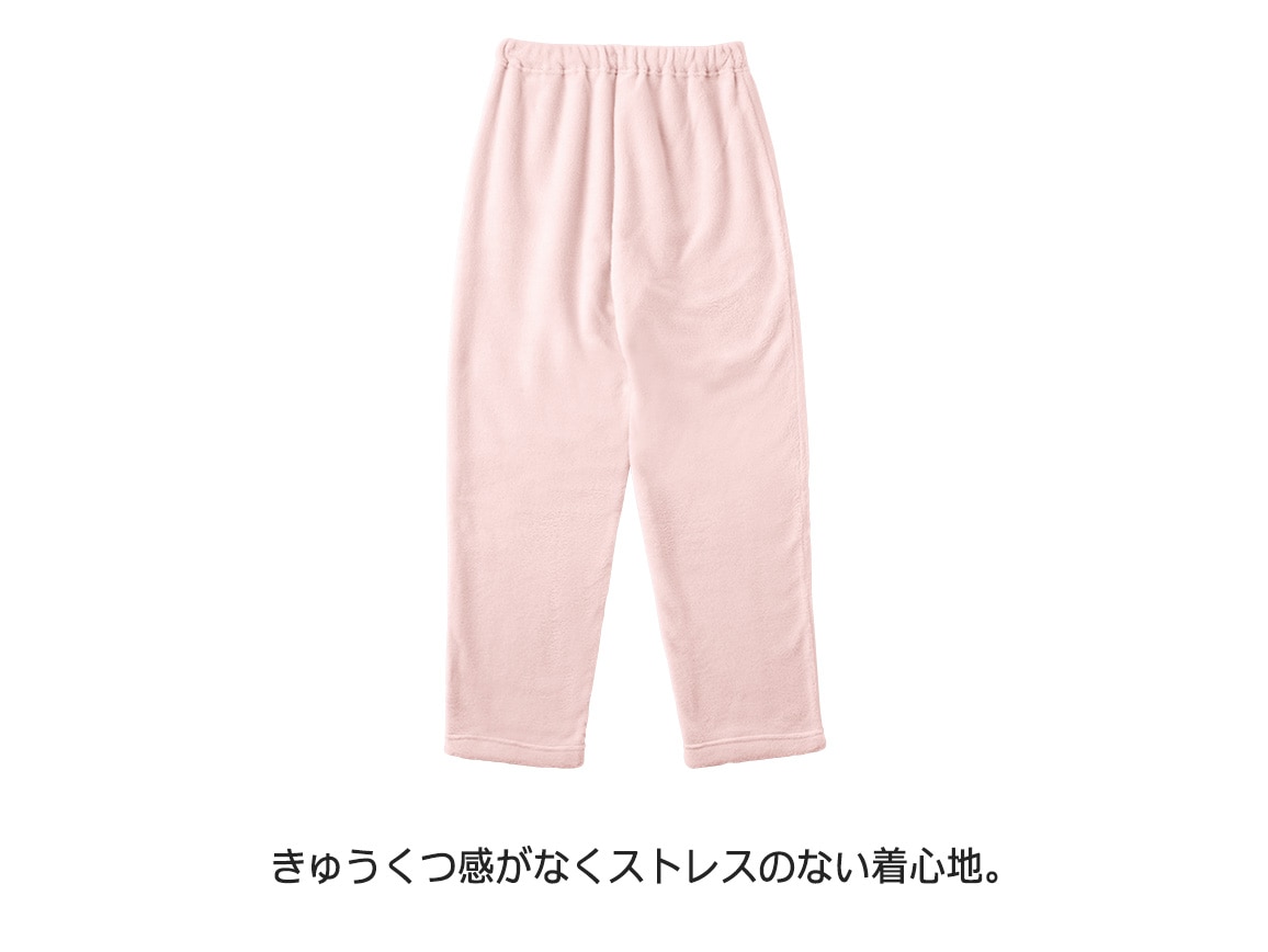 a.v.v ムートン調フリース ルームウエア上下セット(長袖) a.v.v ムートン調フリース ルームウエア上下セット(長袖)