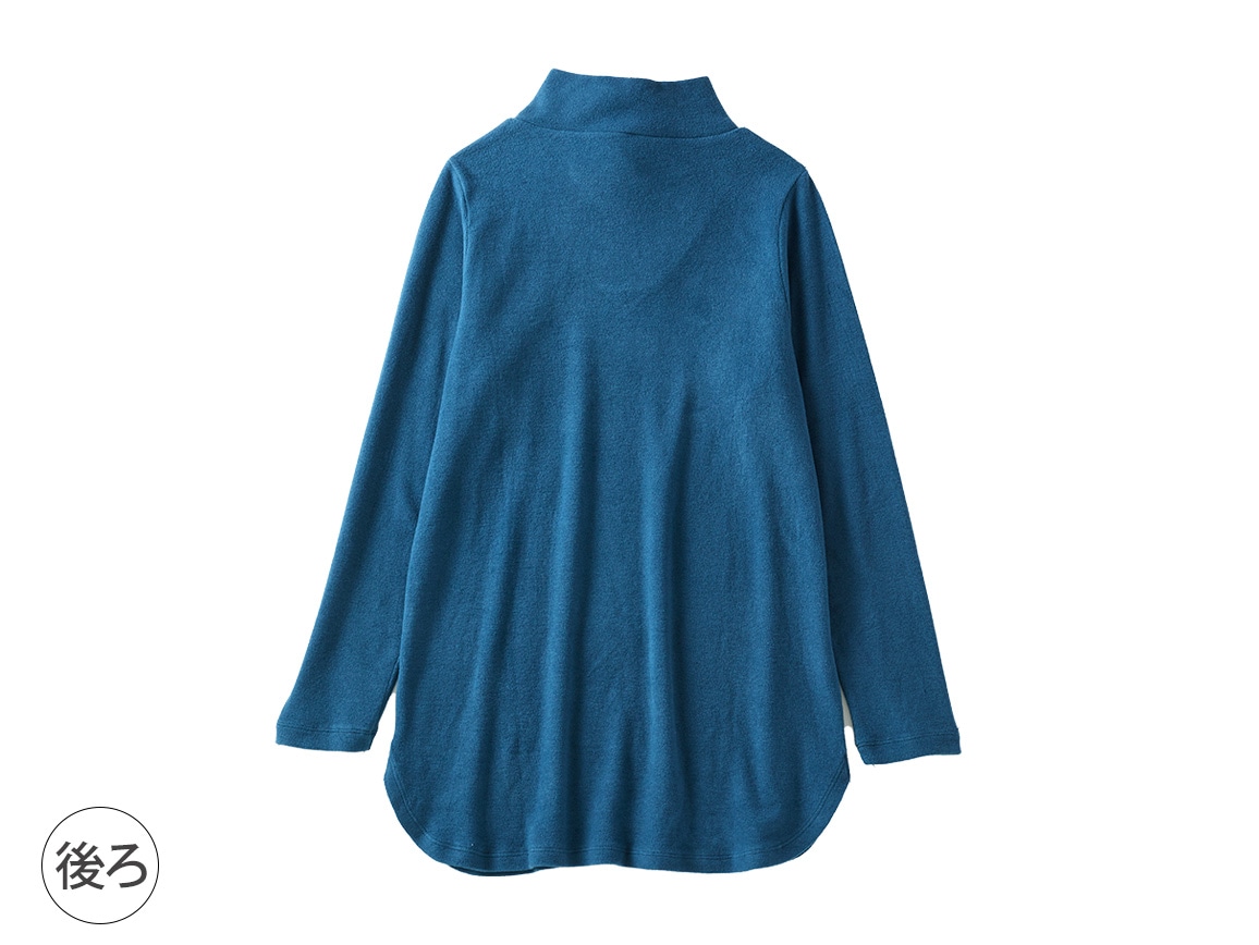重ね襟大人のフリースチュニック 重ね襟大人のフリースチュニック