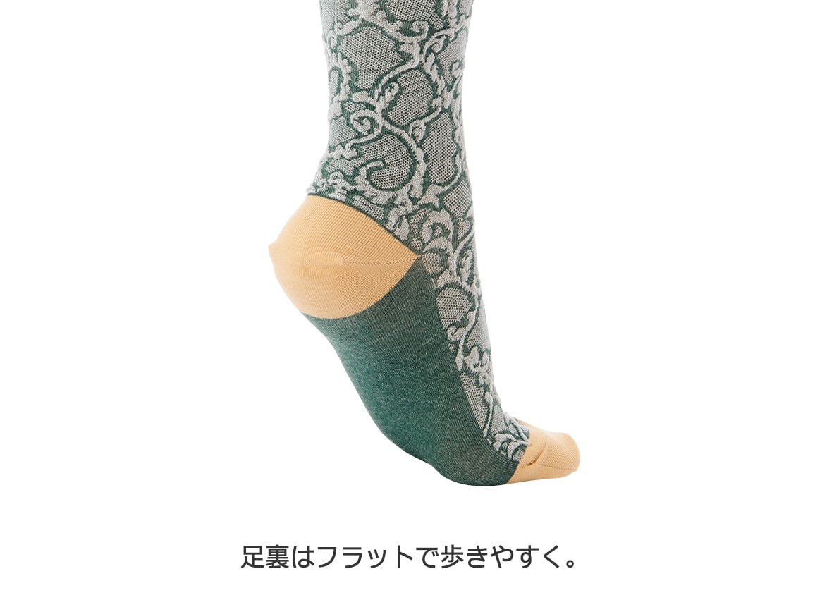 コーデ靴下4柄セット(猫・花・ダマスク柄) コーデ靴下4柄セット(猫・花・ダマスク柄)