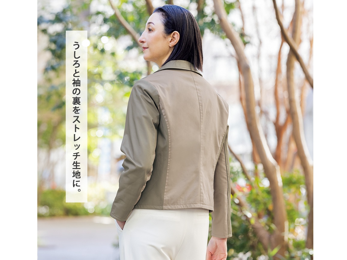 ミチコロンドンコシノ・ドッキングレザージャケット ミチコロンドンコシノ・ドッキングレザージャケット