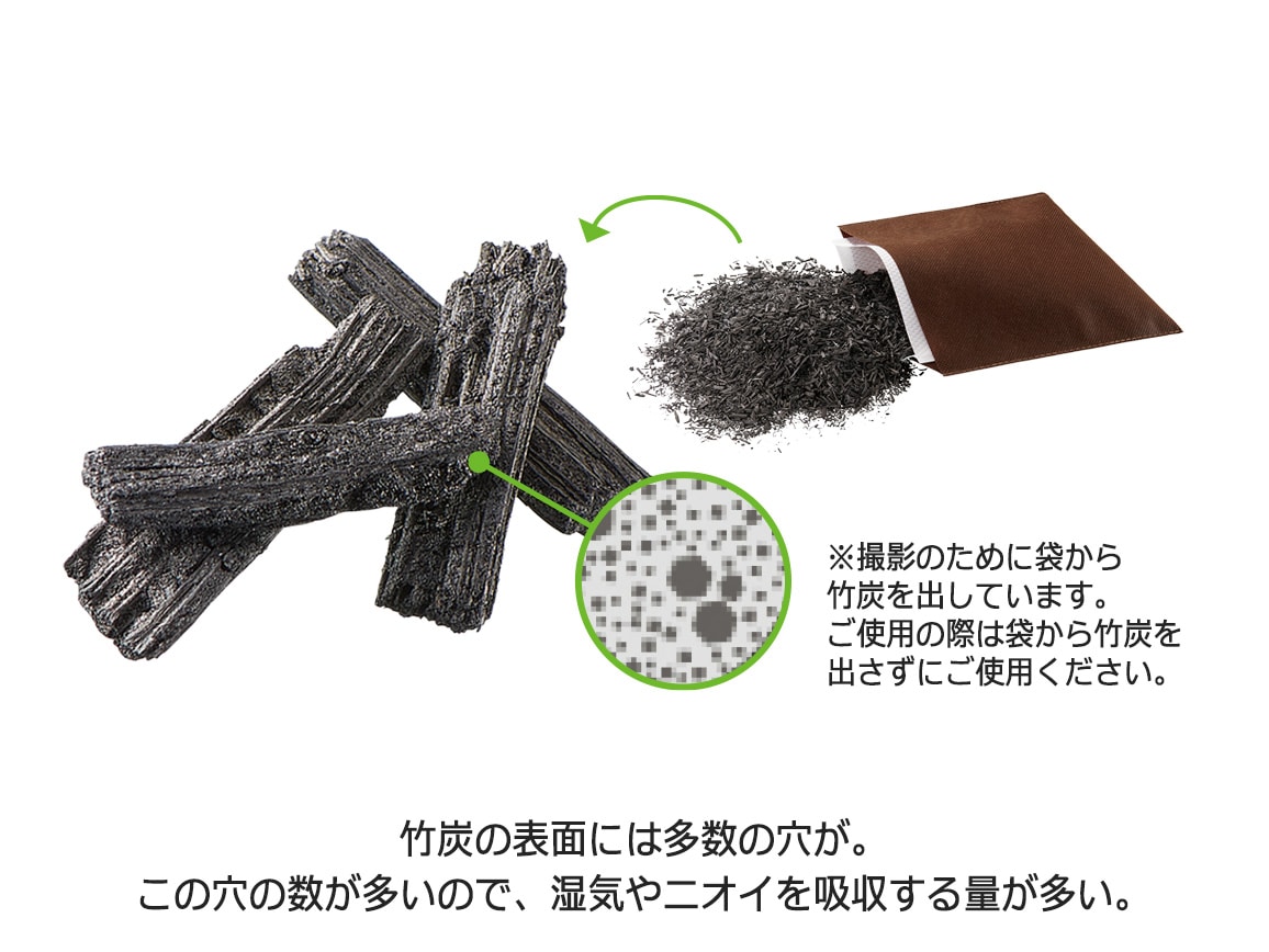 老舗竹材屋の国産竹炭 M 8個セット 老舗竹材屋の国産竹炭 M 8個セット