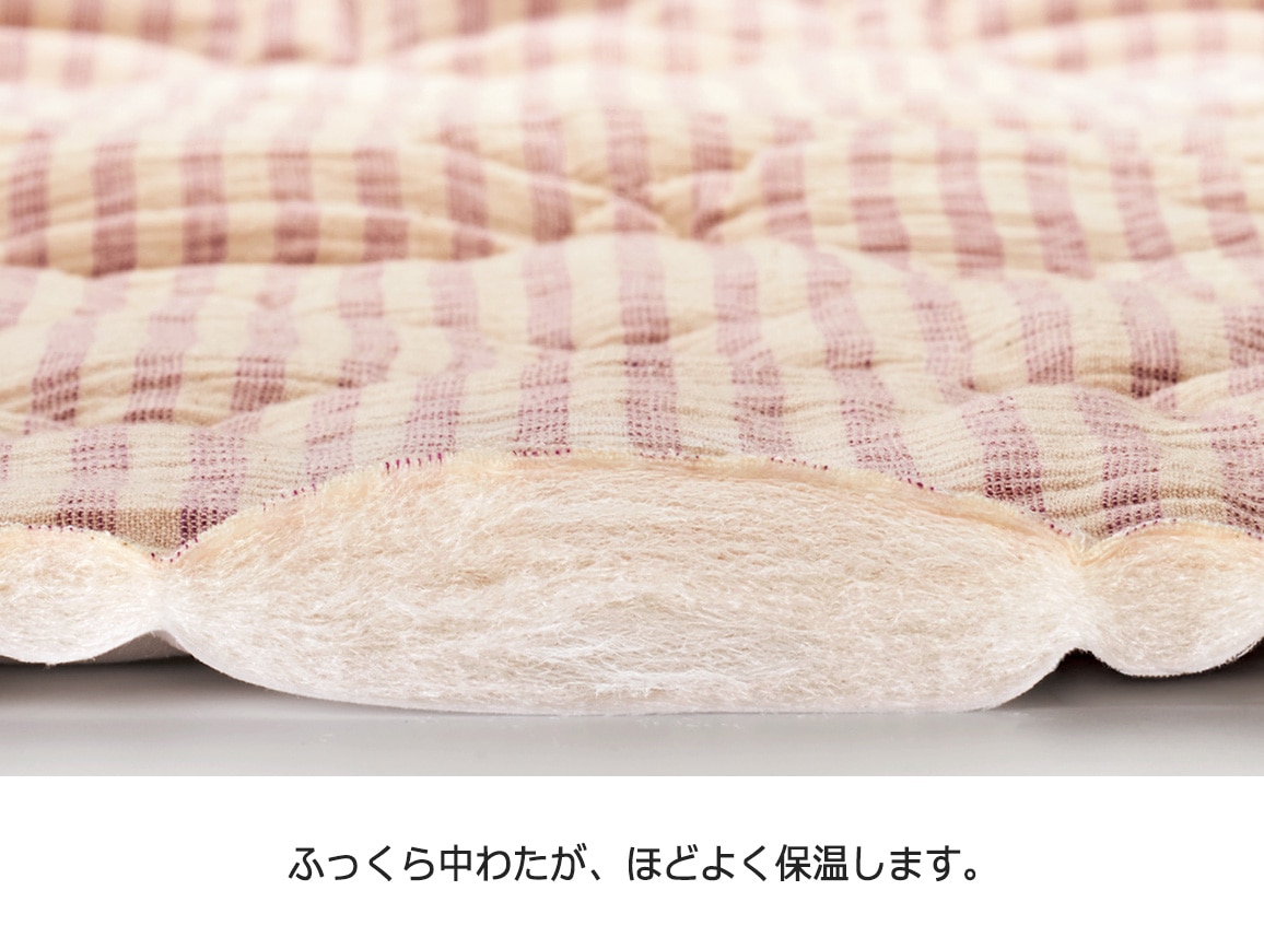 カポック混 敷きパッド カポック混 敷きパッド