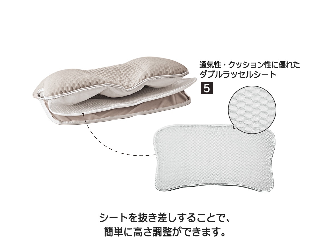 ハルメク 私のまるでオーダーメイド枕(専用カバー付き) ハルメク 私のまるでオーダーメイド枕(専用カバー付き)
