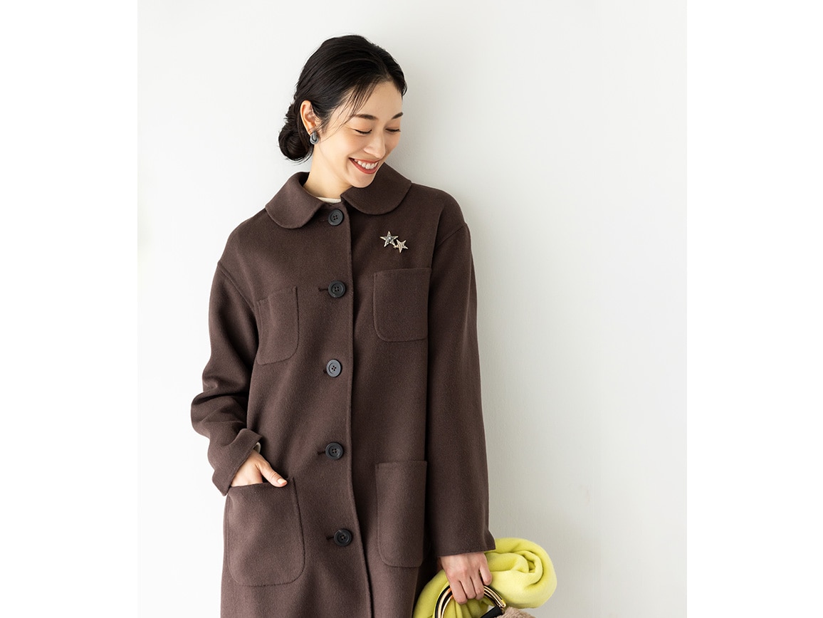 【先行】49AV.ジュンコ シマダ・ダブルフェイスウールーコート 【先行】49AV.ジュンコ シマダ・ダブルフェイスウールーコート