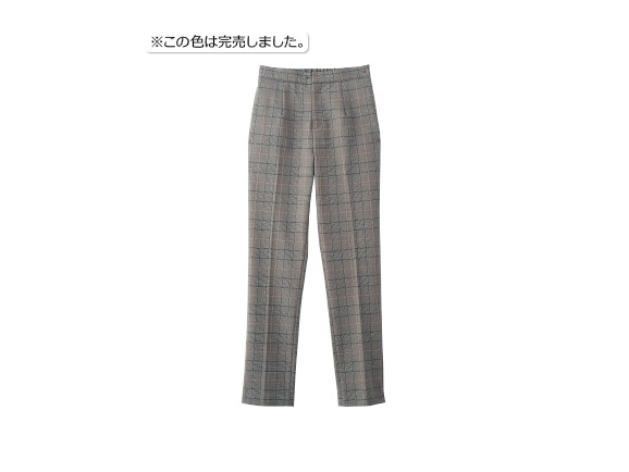チェック柄スティックパンツ チェック柄スティックパンツ