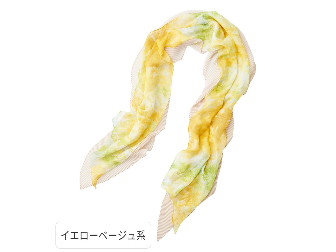 プリーツスカーフ プリーツスカーフ