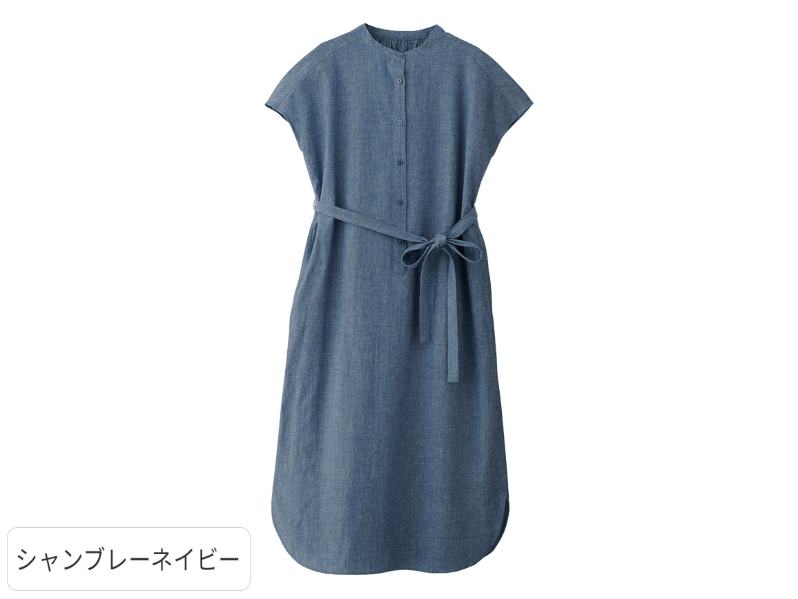 コットンシャツワンピース コットンシャツワンピース