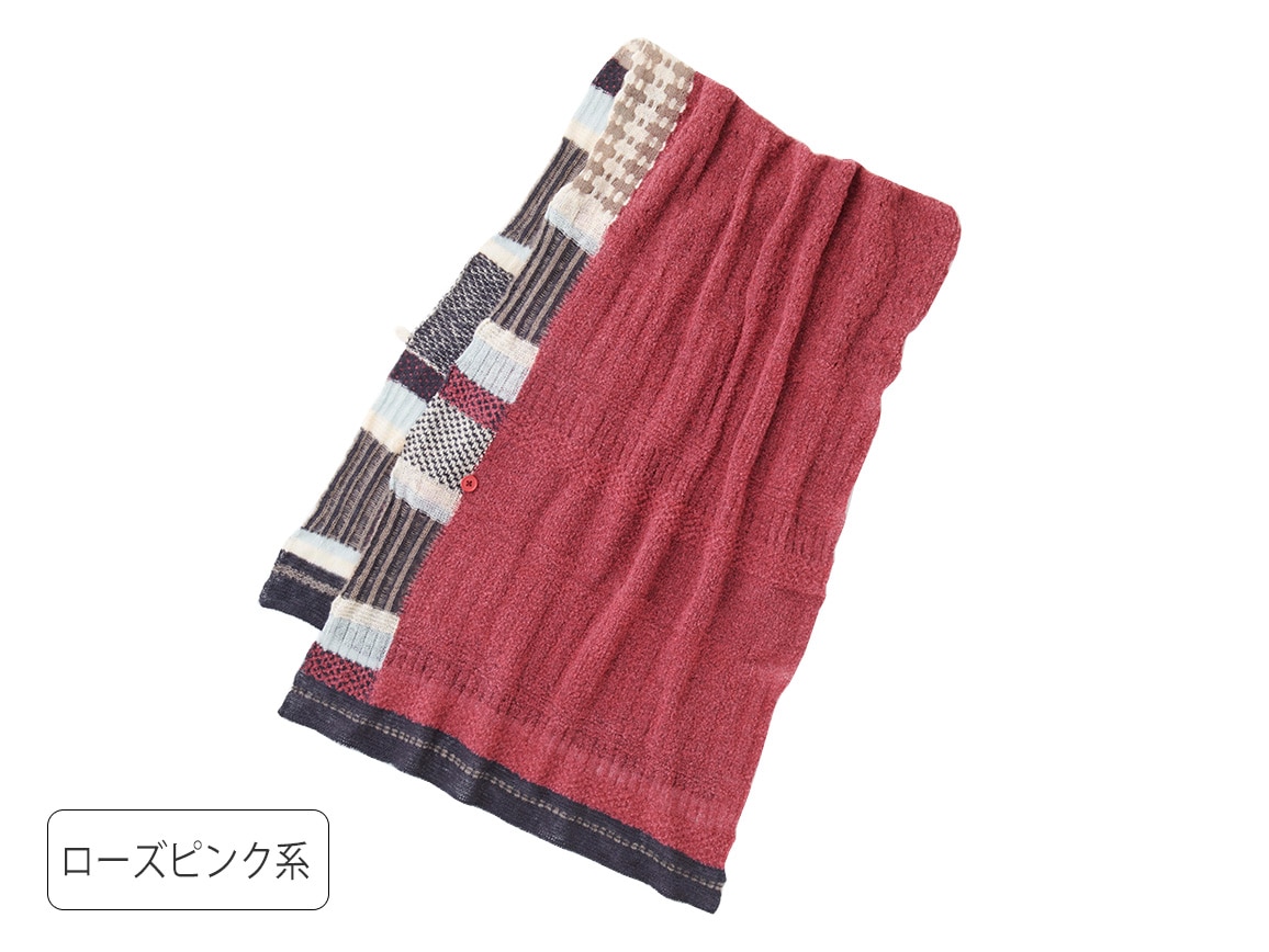 ２ｗａｙ変形ストール 18 ローズピンク系 公式 ハルメク通販サイト