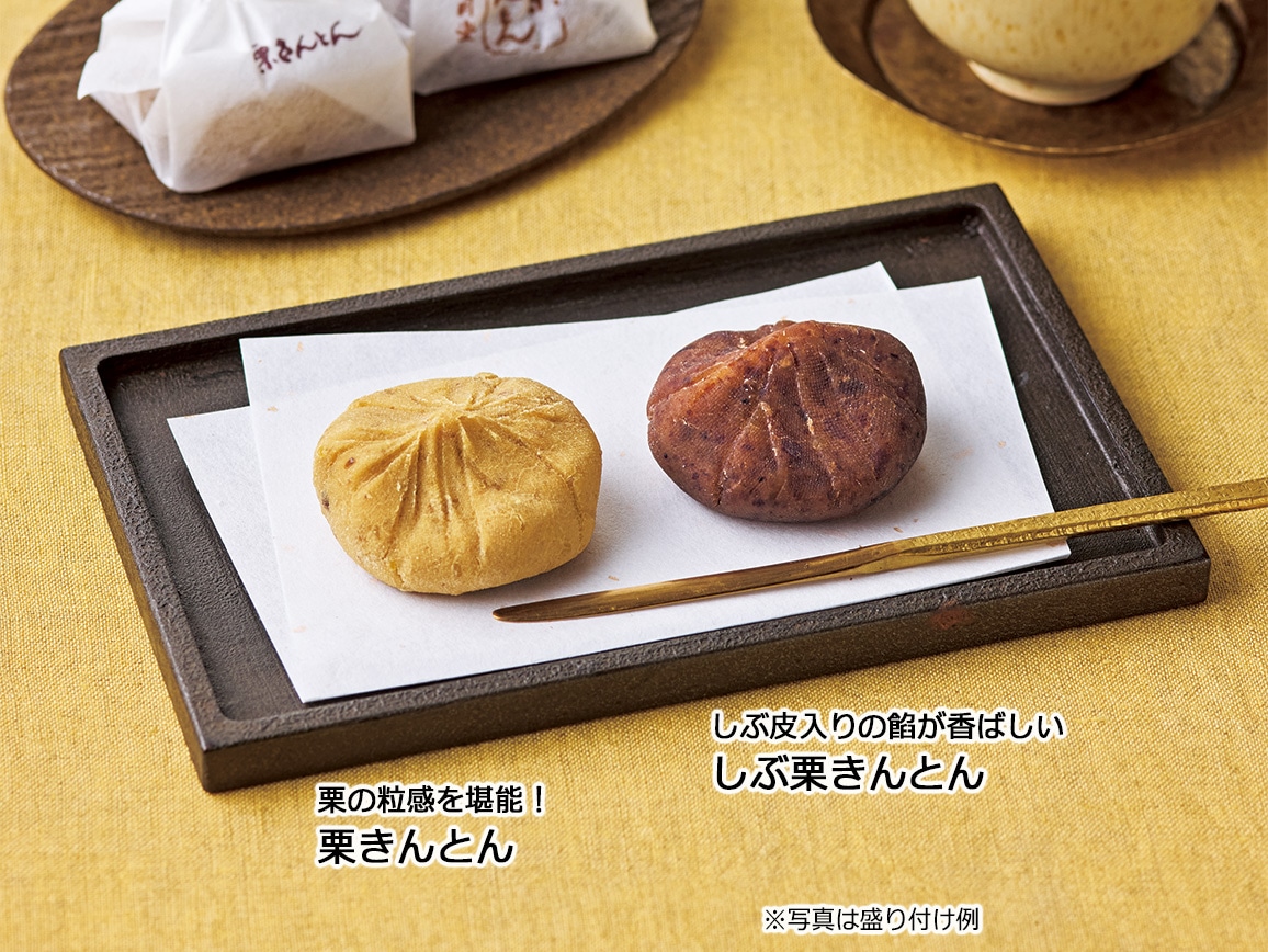 「恵那清月堂」栗きんとん2種(12個) 「恵那清月堂」栗きんとん2種(12個)