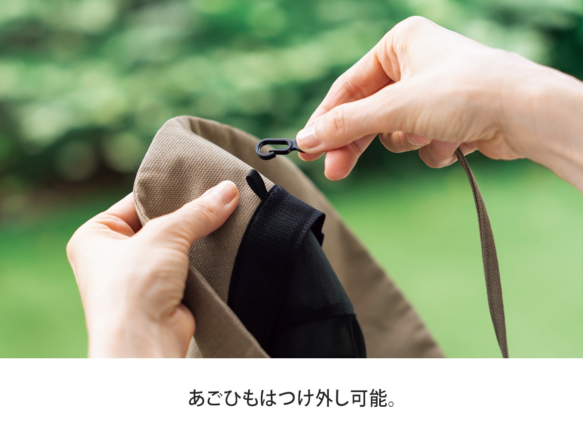 ハルメク 撥水あご紐付き帽子 ハルメク 撥水あご紐付き帽子