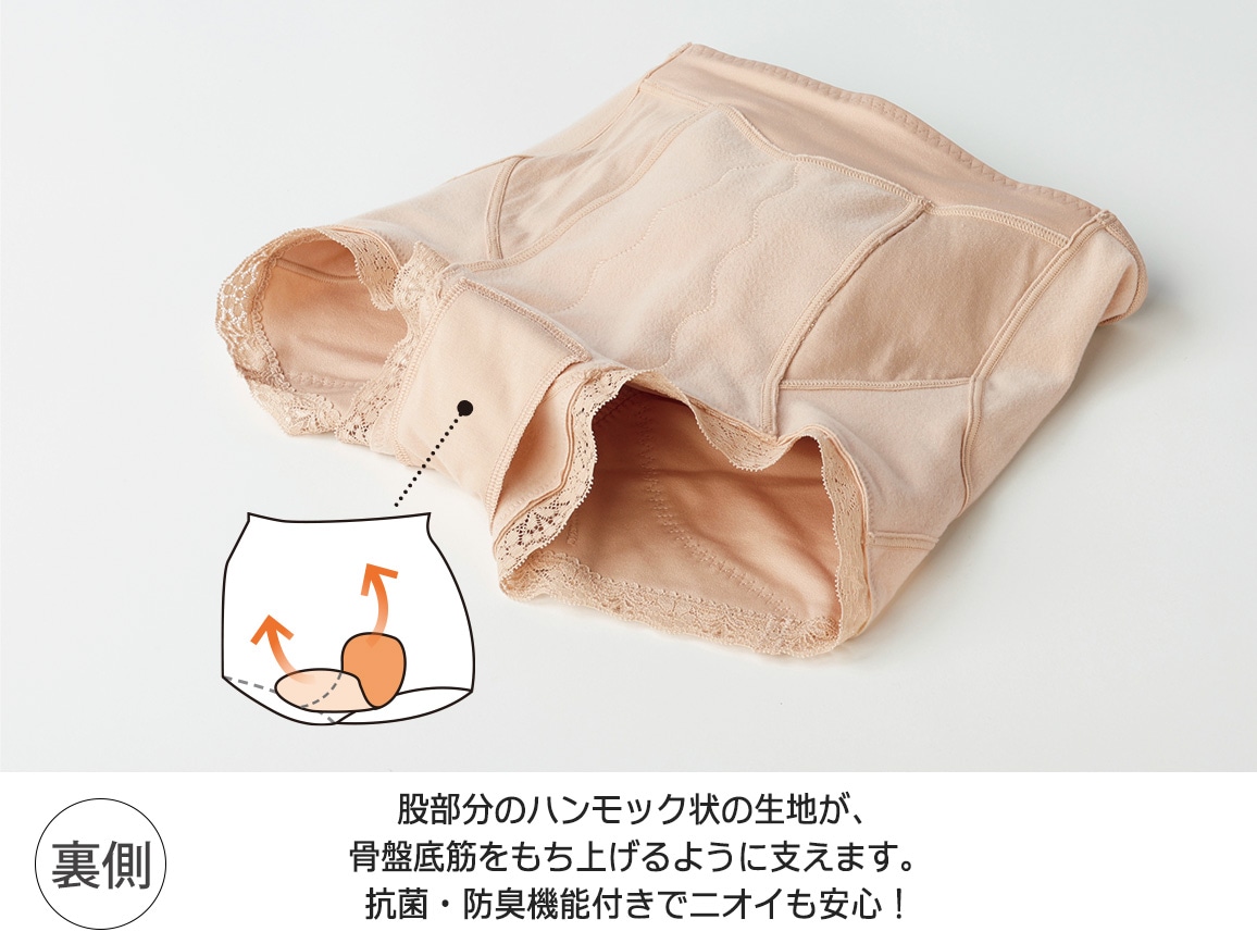 ハルメク 健康サポート・骨盤底筋サポートショーツ(あったか裏起毛)(旧タイプ) ハルメク 健康サポート・骨盤底筋サポートショーツ(あったか裏起毛)(旧タイプ)