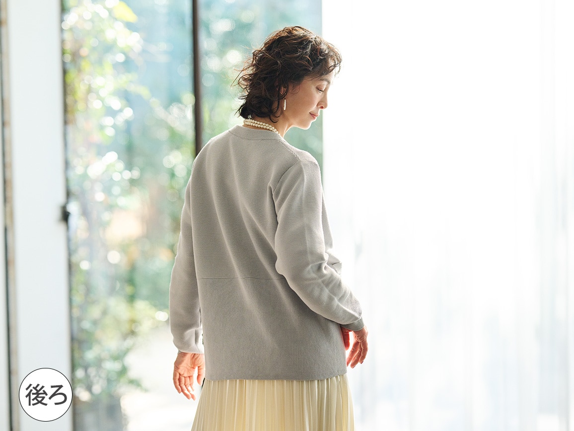 【buecherwurm】タグ付き新品‼️wb アンサンブル ニット 先行予約】ラメアンサンブル ニット / 組曲 | ファッション通販