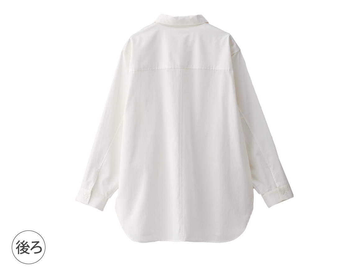 切り替えデザインブロードシャツ 切り替えデザインブロードシャツ