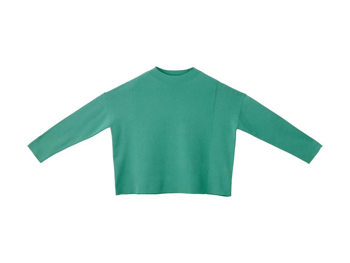 ミラノリブゆったりカラーニット ミラノリブゆったりカラーニット