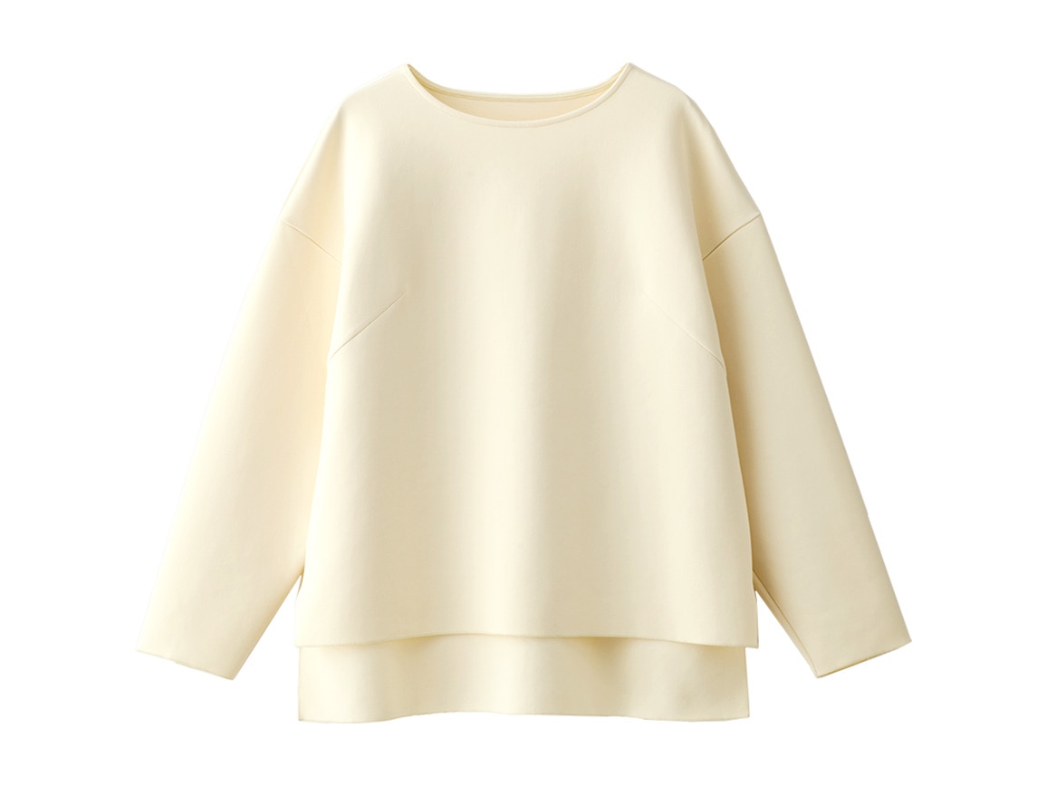 綿混つや見えプルオーバー 綿混つや見えプルオーバー