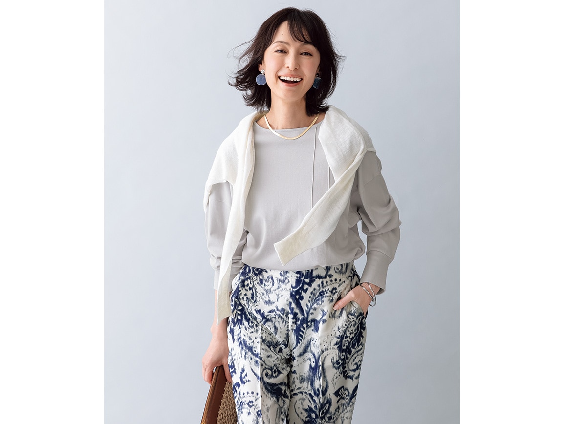 アシメデザインゆったりプルオーバー【広告商品】 アシメデザインゆったりプルオーバー【広告商品】